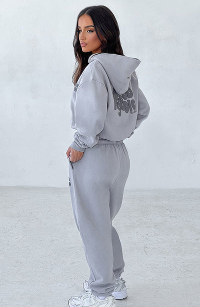 Grey hoodie sale fashion