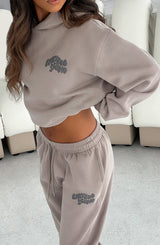 Studio Sweatpants - Mocha/Charcoal Pants Babyboo Fashion Premium Exclusive Design