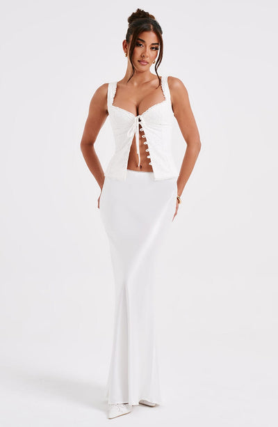 Sydney Maxi Skirt - Ivory – BABYBOO