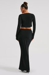 Tana Maxi Skirt - Black Skirt Babyboo Fashion Premium Exclusive Design