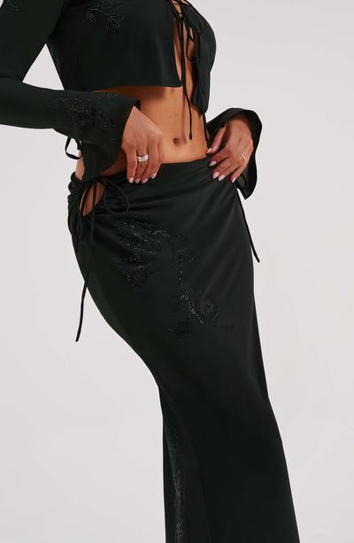 Tana Maxi Skirt - Black Skirt Babyboo Fashion Premium Exclusive Design