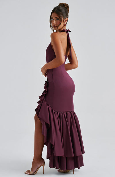 Veronique Maxi Dress - Cherry Lacquer Dress Babyboo Fashion Premium Exclusive Design