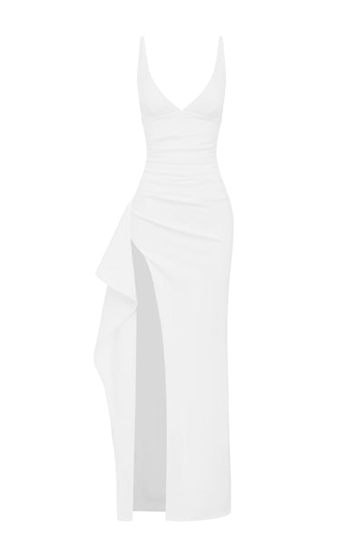 Violetta Maxi Dress - Ivory Dress Babyboo Fashion Premium Exclusive Design