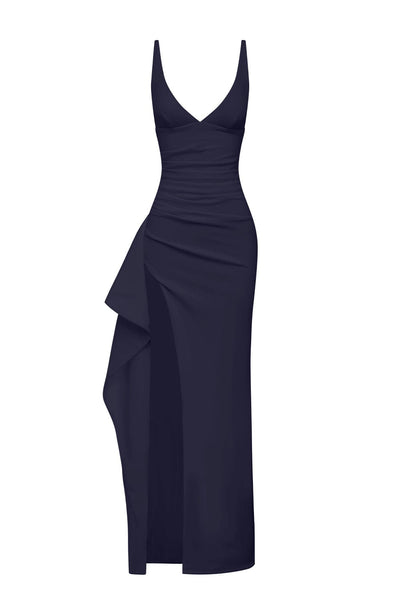 Violetta Maxi Dress - Navy Dress Babyboo Fashion Premium Exclusive Design