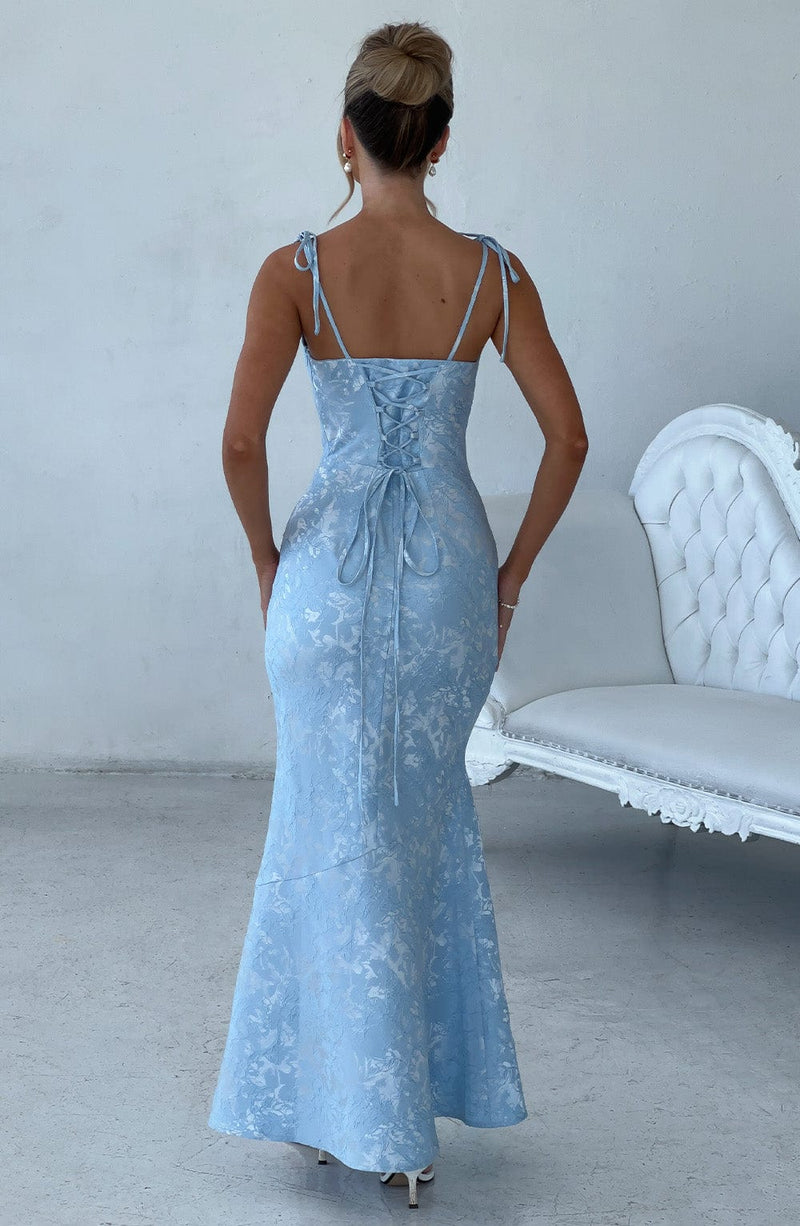 Whitney Maxi Dress - Blue Dress Babyboo Fashion Premium Exclusive Design