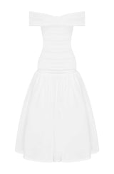 Wilhelmina Midaxi Dress - Ivory Dress Babyboo Fashion Premium Exclusive Design