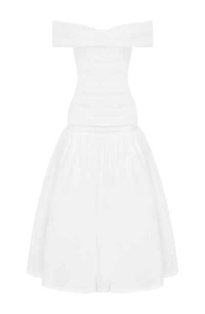 Wilhelmina Midaxi Dress - Ivory Dress Babyboo Fashion Premium Exclusive Design