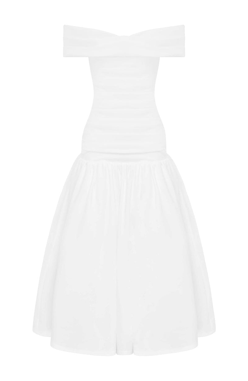 Wilhelmina Midaxi Dress - Ivory Dress Babyboo Fashion Premium Exclusive Design