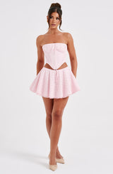 Winnie Mini Skirt - Blush Skirt Babyboo Fashion Premium Exclusive Design