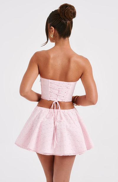 Winnie Mini Skirt - Blush Skirt Babyboo Fashion Premium Exclusive Design