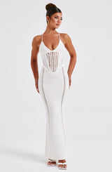 Xanthe Maxi Dress - White Dress Babyboo Fashion Premium Exclusive Design