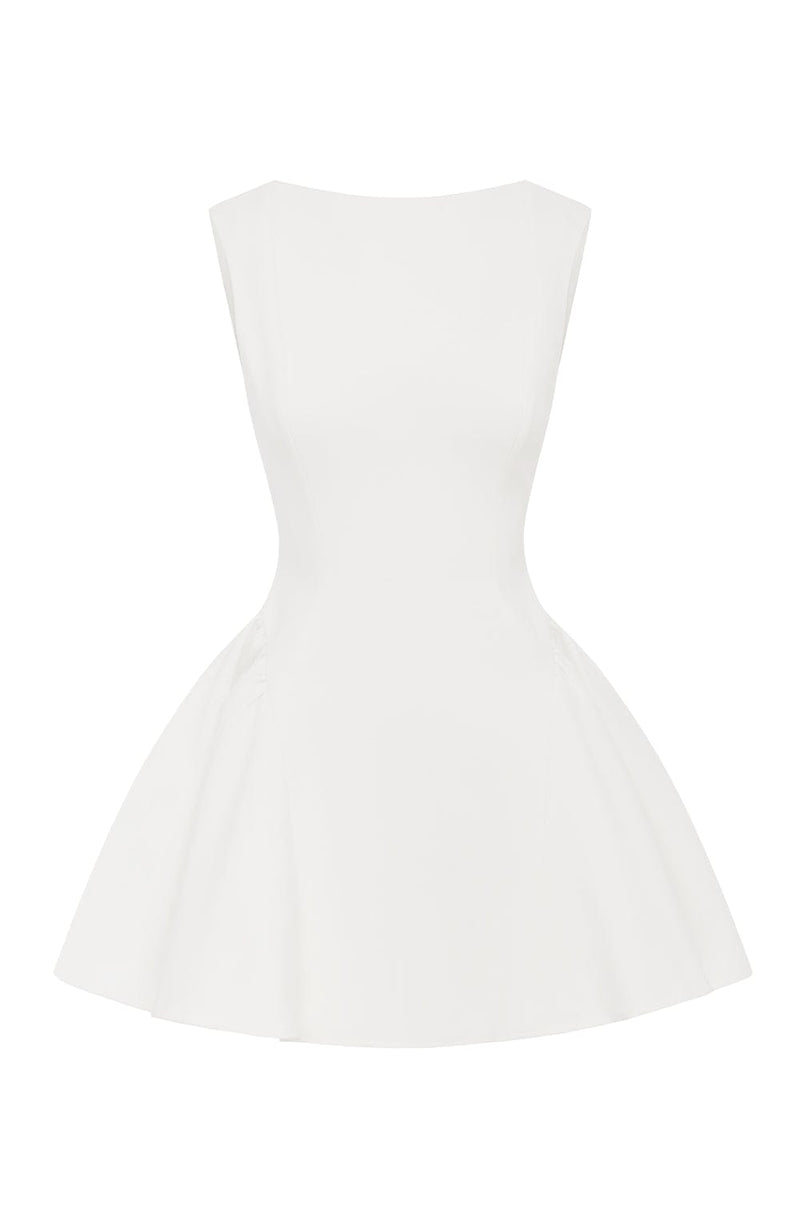 Yalina Mini Dress - Ivory Dress Babyboo Fashion Premium Exclusive Design