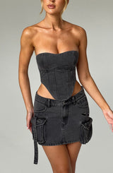 Yasie Corset - Black Tops Babyboo Fashion Premium Exclusive Design