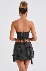 Yasie Corset - Black Tops Babyboo Fashion Premium Exclusive Design