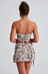 Yasie Corset - Camo Print Tops Babyboo Fashion Premium Exclusive Design