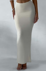 Yazmin Maxi Skirt - Cream Skirt Babyboo Fashion Premium Exclusive Design