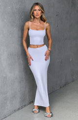 Yazmin Maxi Skirt - White Skirt Babyboo Fashion Premium Exclusive Design