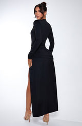 Ysabella Maxi Dress - Black Dress Babyboo Fashion Premium Exclusive Design