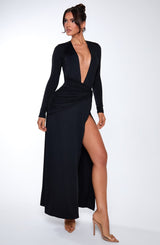 Ysabella Maxi Dress - Black Dress Babyboo Fashion Premium Exclusive Design