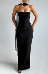 Yulia Maxi Dress - Black Dress Babyboo Fashion Premium Exclusive Design