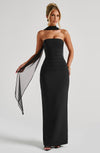 Yulia Maxi Dress - Black Dress XS Babyboo Fashion Premium Exclusive Design