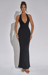 Zayde Maxi Dress - Black Dress Babyboo Fashion Premium Exclusive Design