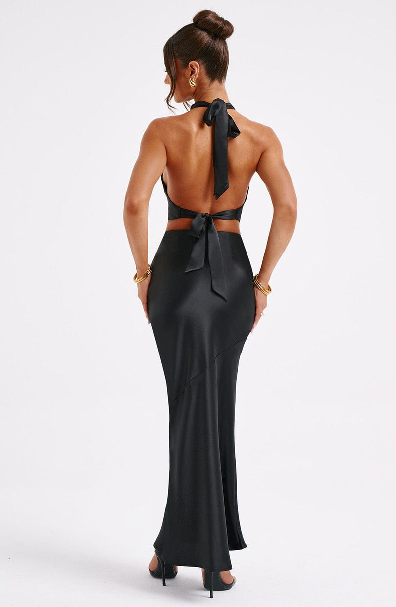 Zaylee Maxi Skirt - Black Skirt Babyboo Fashion Premium Exclusive Design