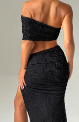 Zina Midi Skirt - Black Skirt Babyboo Fashion Premium Exclusive Design