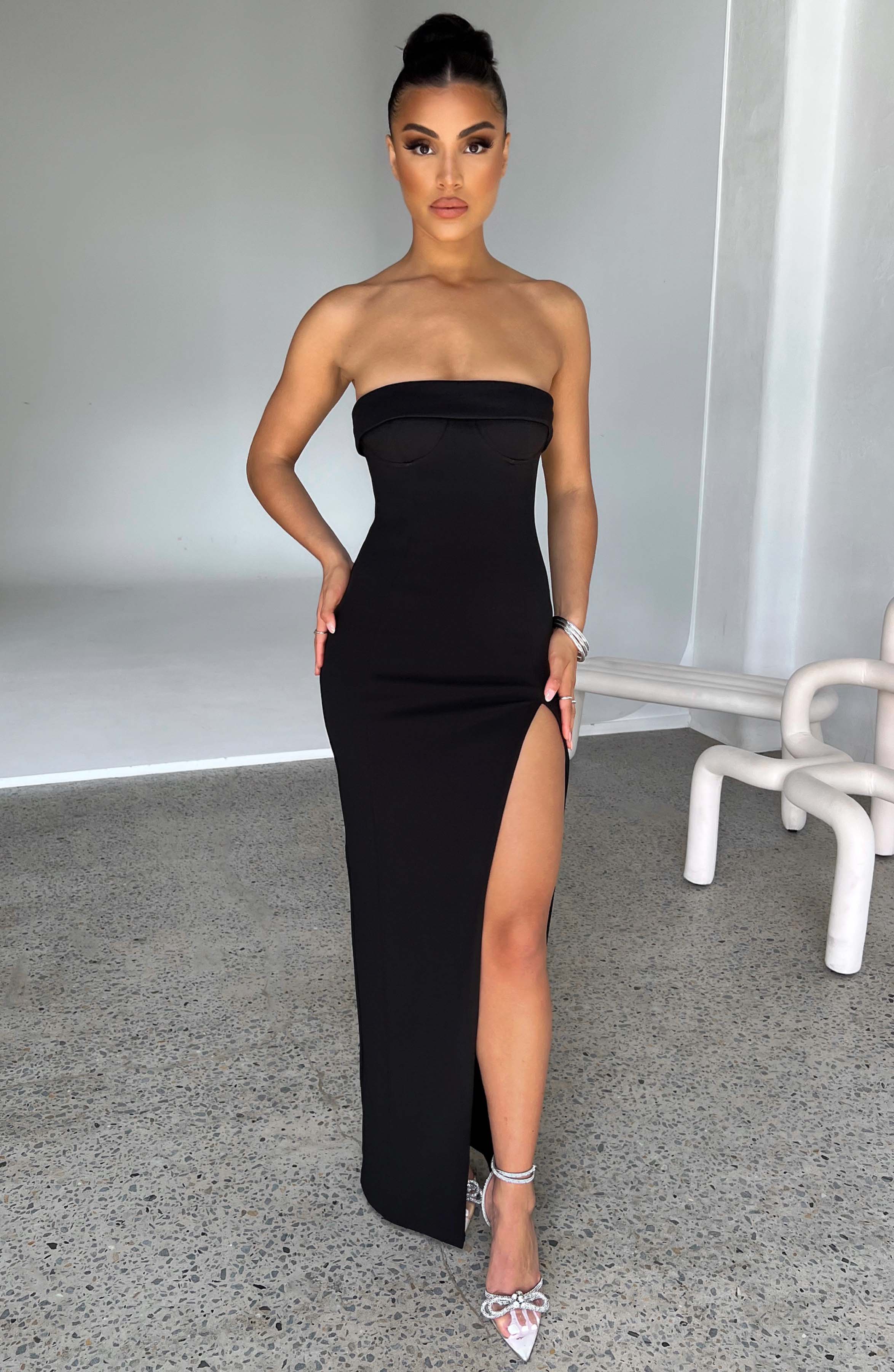 Indica Maxi Dress - Black – BABYBOO