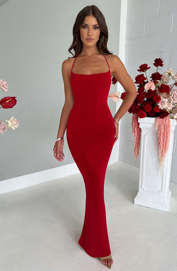 Talisa Maxi Dress - Red Dress Babyboo Fashion Premium Exclusive Design